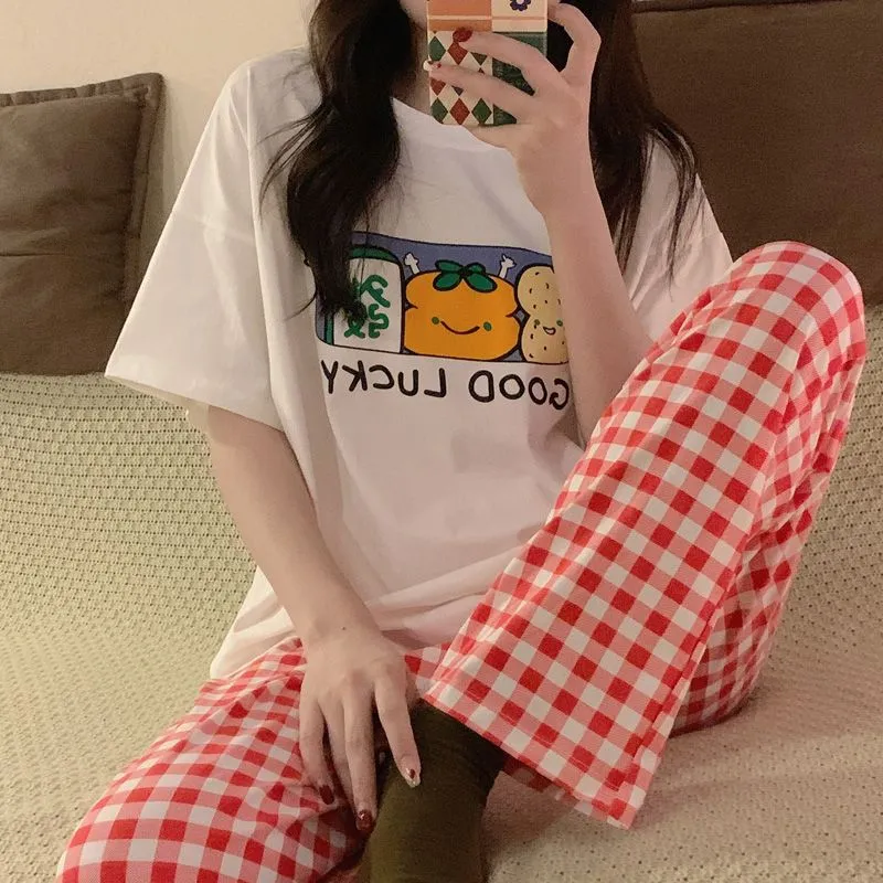 YUZHAOLIN Pajama Set Summer Women's-3