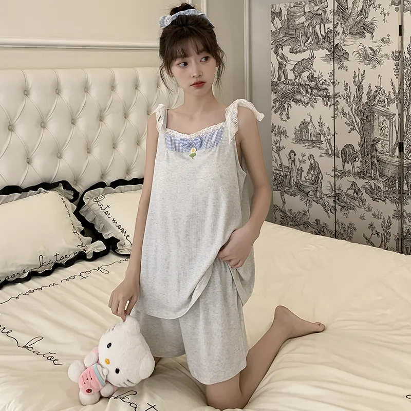 YUZHAOLIN Pajama Set Summer Women's-4