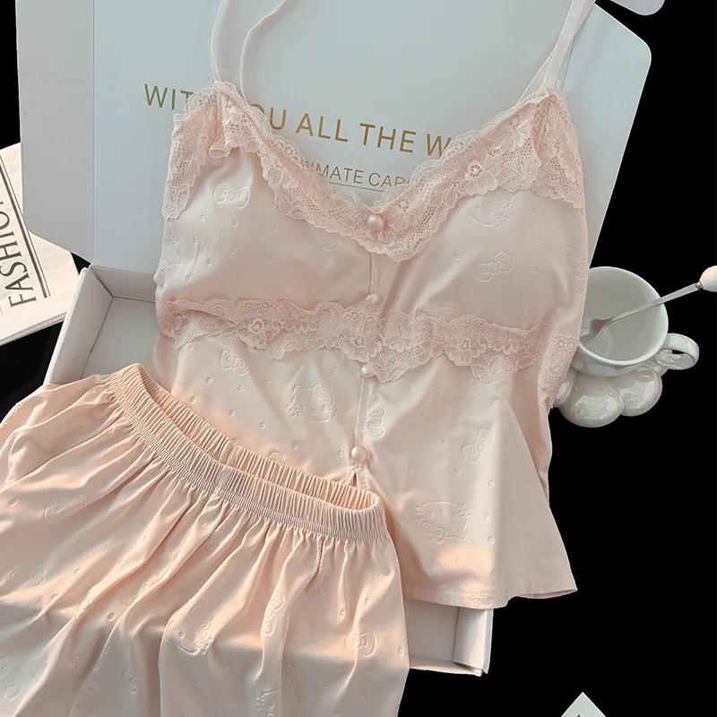 YUZHAOLIN Pajama Set Summer Women's-4