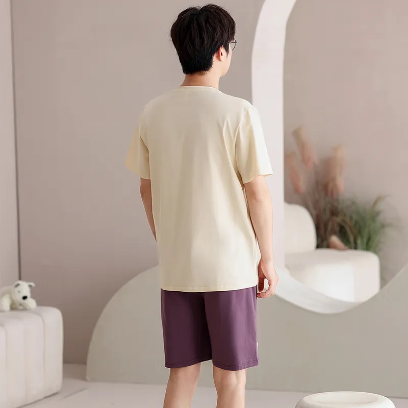 YUZHAOLIN Men Pajama Sets-4