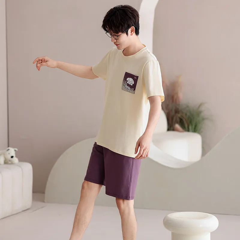 YUZHAOLIN Men Pajama Sets-3