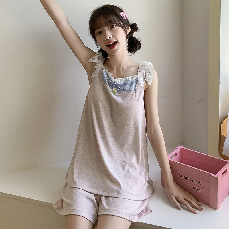 YUZHAOLIN Pajama Set Summer Women's-2