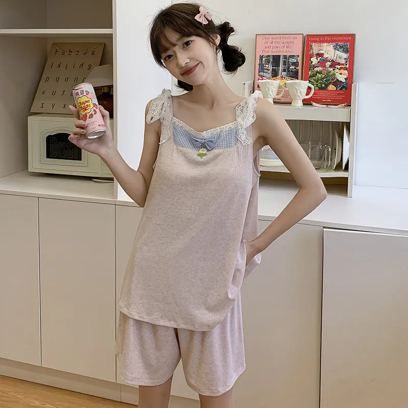 YUZHAOLIN Pajama Set Summer Women's-6
