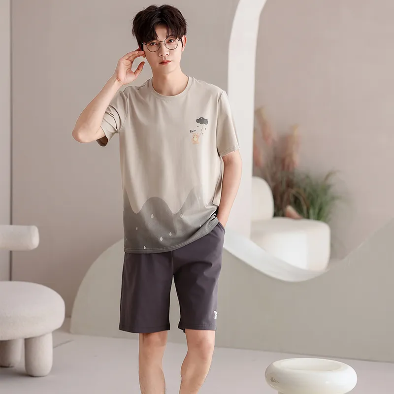 YUZHAOLIN Men Pajama Sets-3