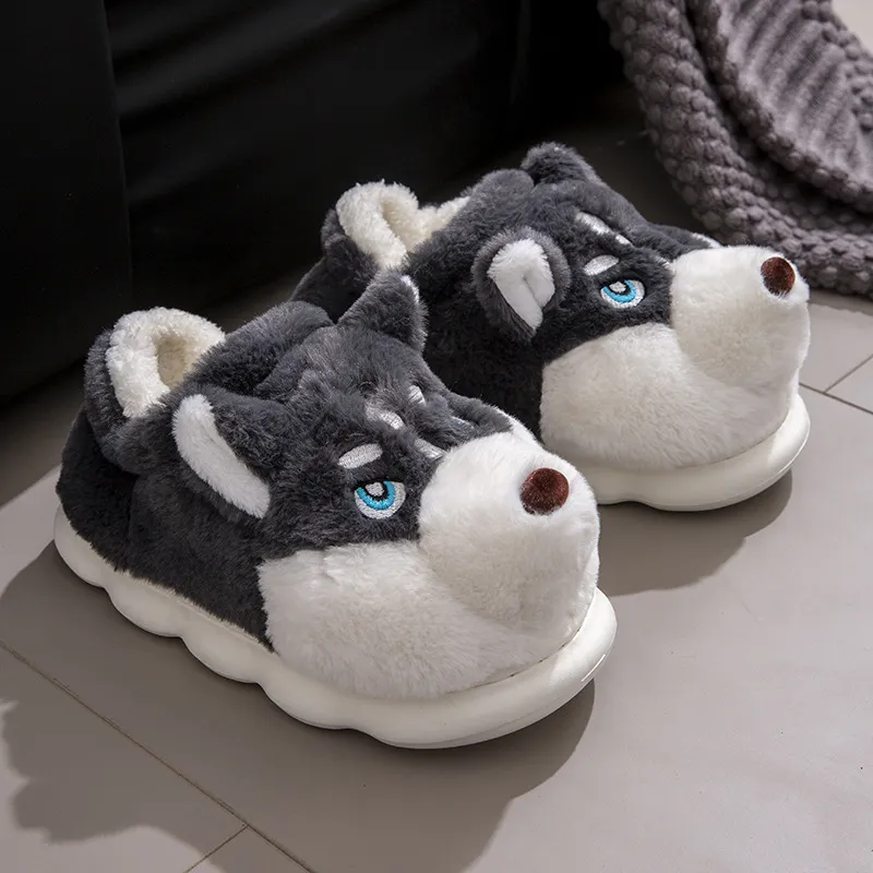 Flamingo Daxu Slippers, Warm Cotton Slipper, Fall And Winter Indoor Home Platform, Padded Footbed-2