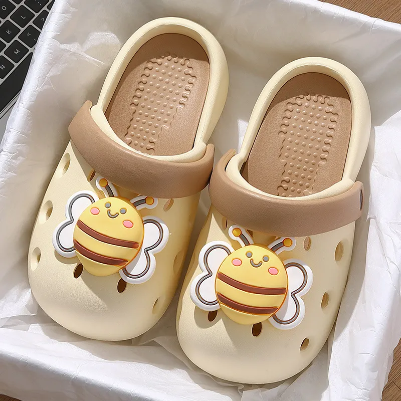 CEO Bee Clogs Platform Squashy And Bouncy Feeling Women's DIY Cartoon Platform Home Indoor Men's-7