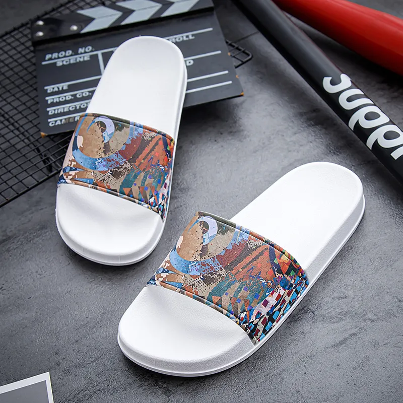 CEO Platform Summer Home Bathing Slip Resistant Couple Seaside Sandals-5