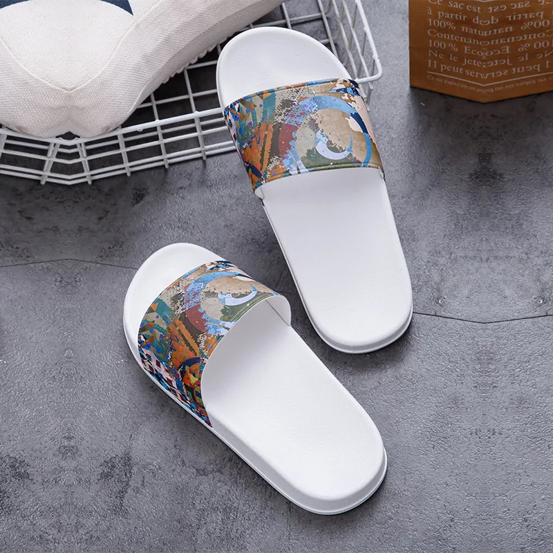 CEO Platform Summer Home Bathing Slip Resistant Couple Seaside Sandals-3