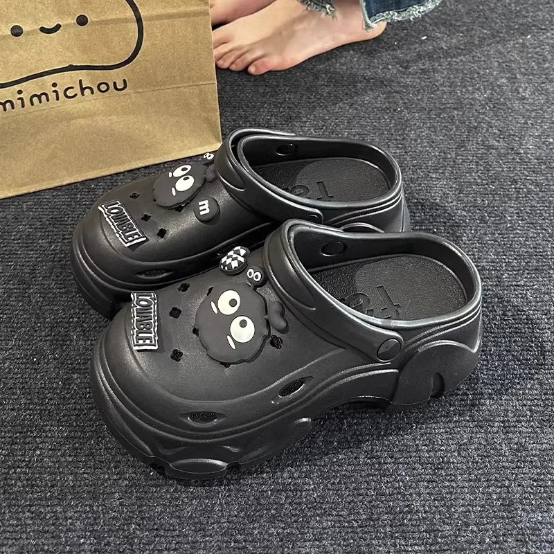 CEO Platform Clogs Summer Eva Squashy And Bouncy Feeling Slip Resistant Odor Resistant Height Increasing Slippers-7