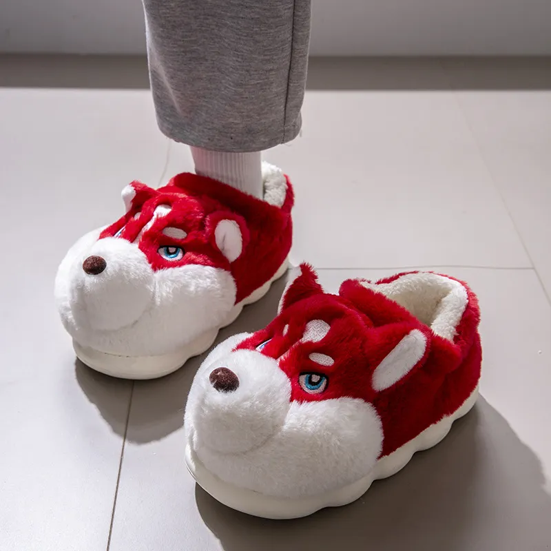 Flamingo Daxu Slippers, Warm Cotton Slipper, Fall And Winter Indoor Home Platform, Padded Footbed-13