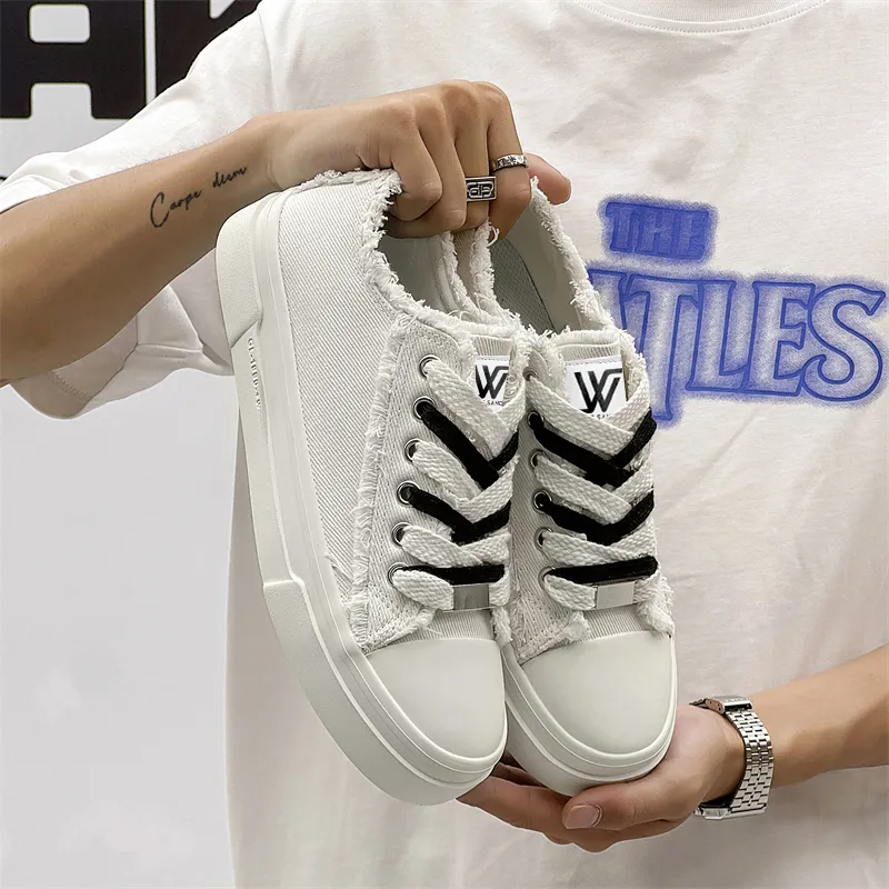 White Sands Breathable, Slip Resistant, Abrasion Resistant, Lightweight Low Top Skateboard Shoes Men's-11