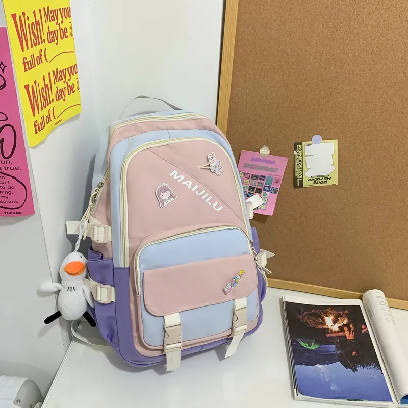 SUN ERATH&U Nylon Backpack Women's Multicolor-6