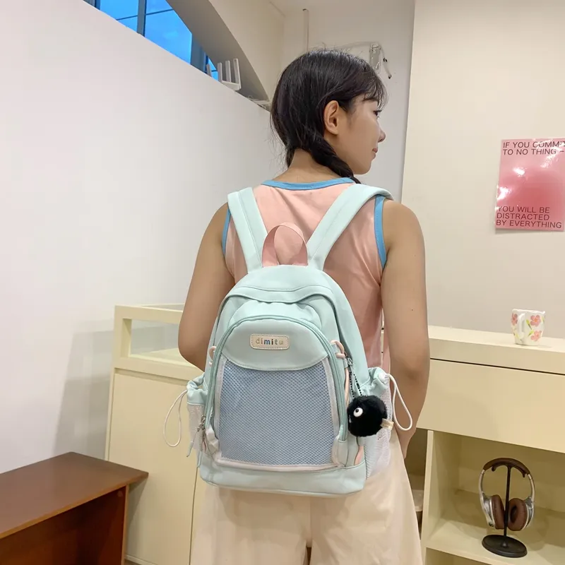 SUN ERATH&U Nylon And PVC Backpack Women's Multicolor-2