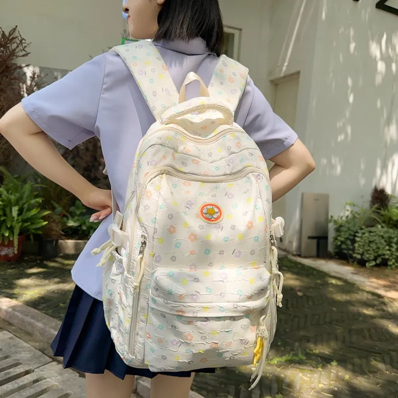 SUN ERATH&U Nylon Backpack Women's Multicolor-4