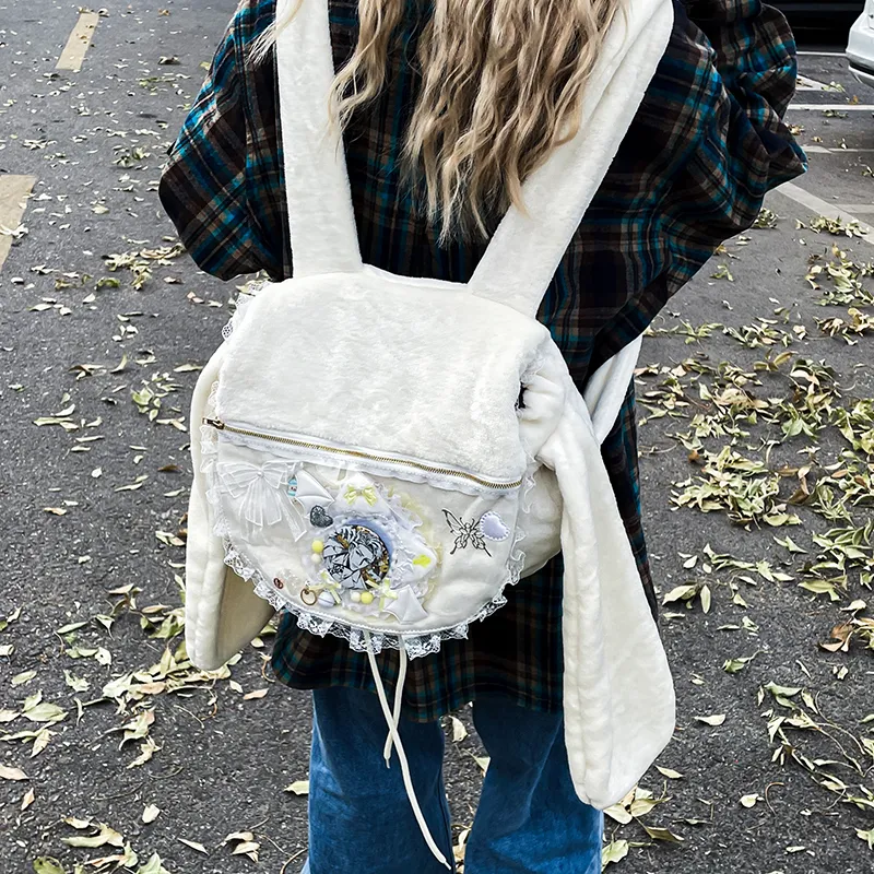 SUN ERATH&U Doubleweave Backpack Regular Women's White-2
