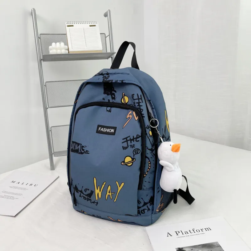 SUN EARTH &U High quality Fabric Backpack Unisex Multicolor-11