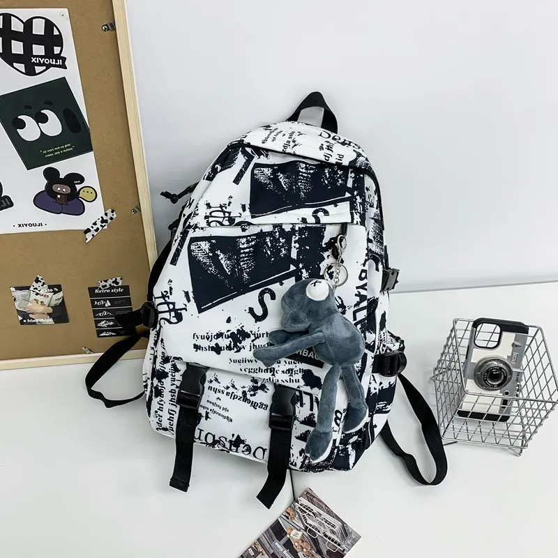 SUN EARTH &U Composite Cloth Backpack Unisex Multicolor-1