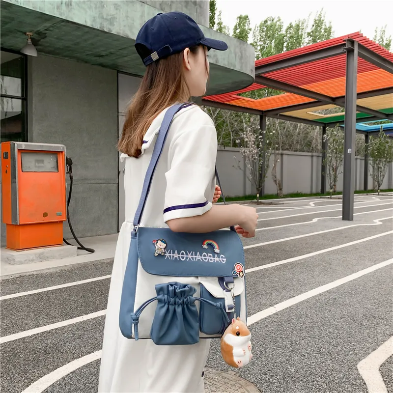 SUN ERATH&U Canvas Crossbody Bag Regular Women's Multicolor-5