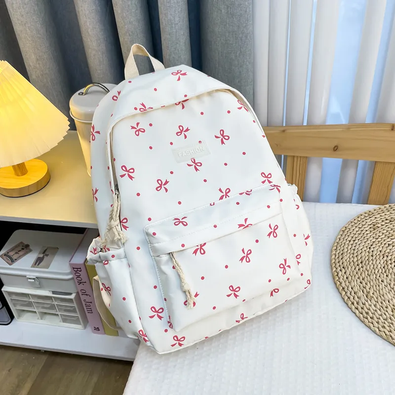 SUN ERATH&U Nylon Backpack Regular Women's Black/Purple/White Red Floral/White Blue Floral/Oceanic Black Floral-6