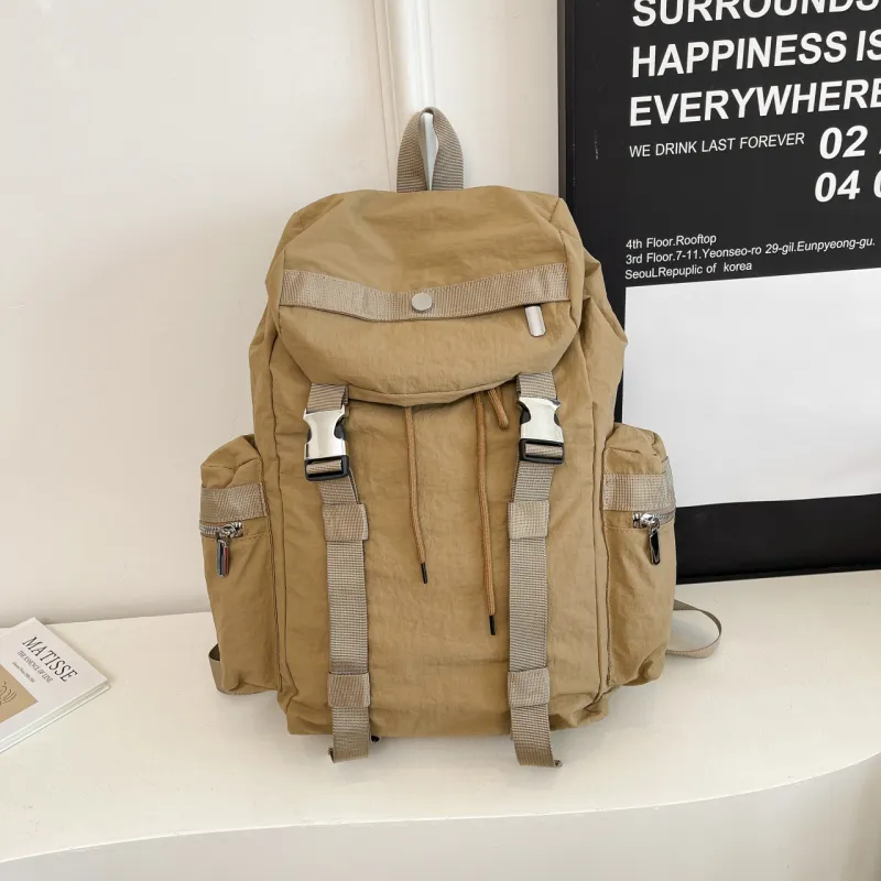 SUN EARTH &U Nylon Backpack Regular Unisex Multicolor-4