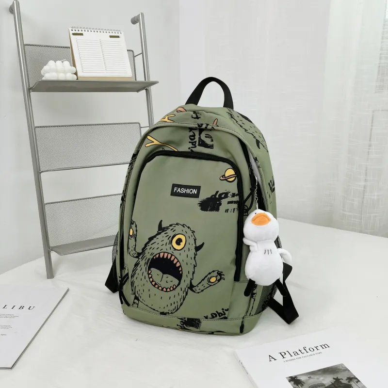 SUN EARTH &U High quality Fabric Backpack Unisex Multicolor-7