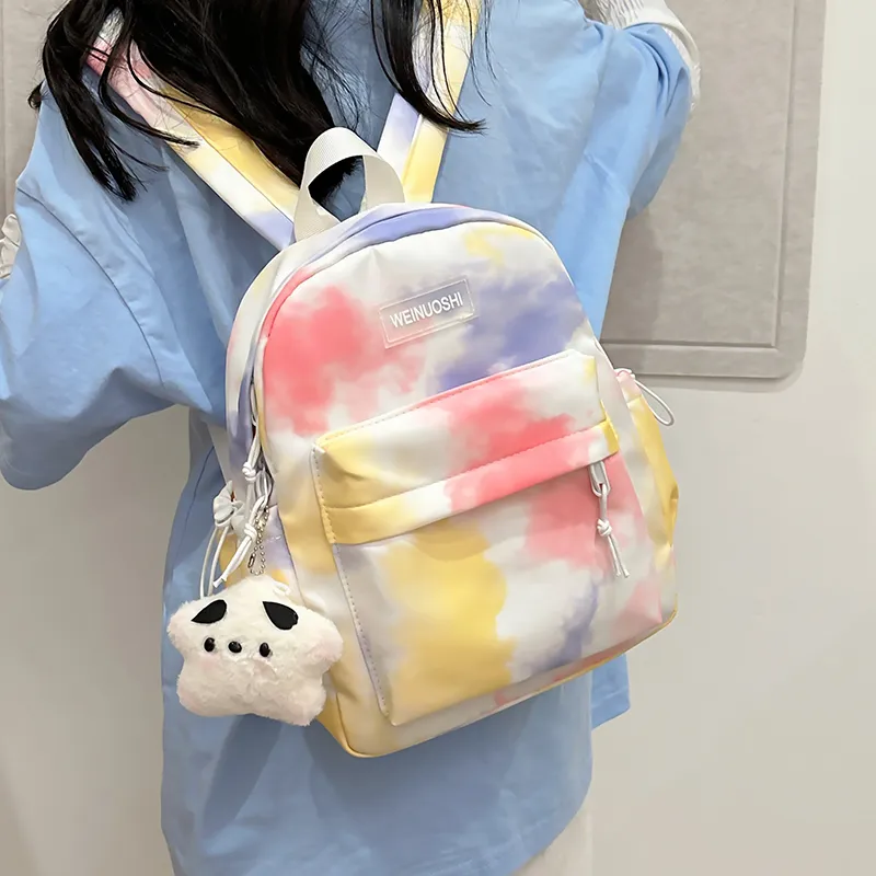 SUN EARTH &U Nylon Backpack Women's Multicolor-21