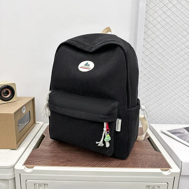 SUN EARTH &U Corduroy Backpack Unisex Multicolor-8