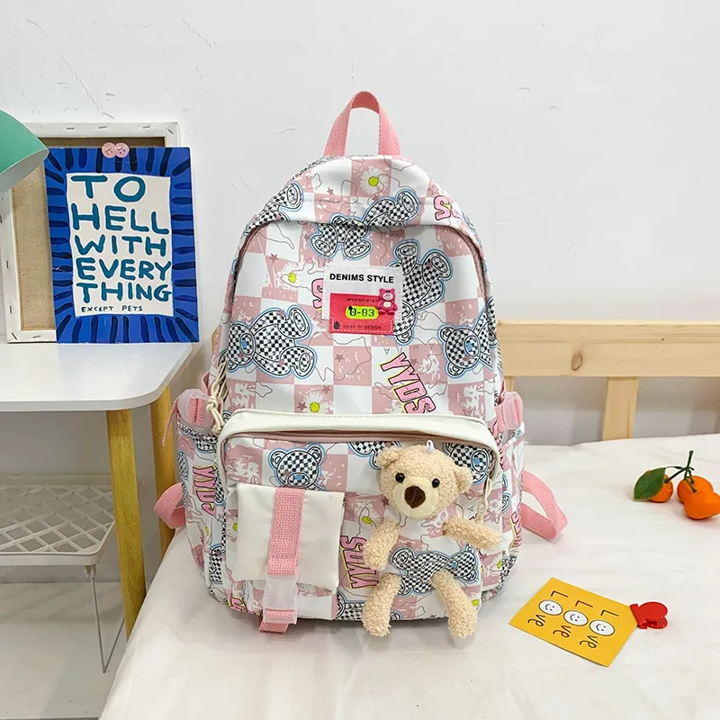SUN EARTH &U Nylon Backpack Unisex Multicolor-1