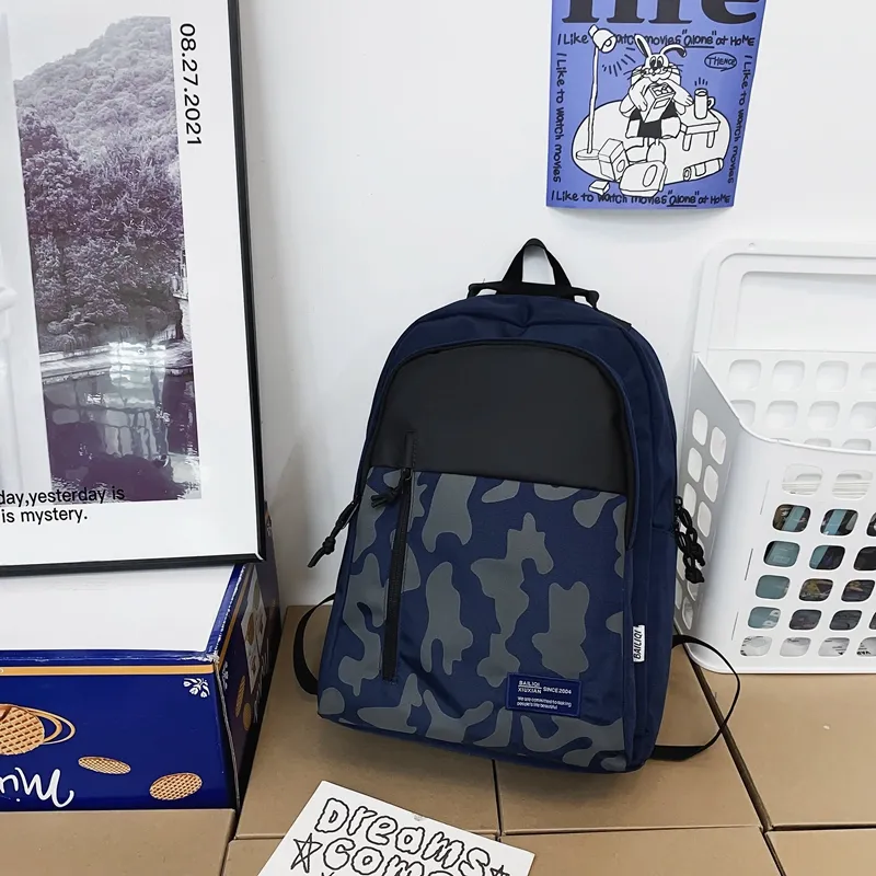 SUN EARTH &U Nylon Backpack Unisex Multicolor-5
