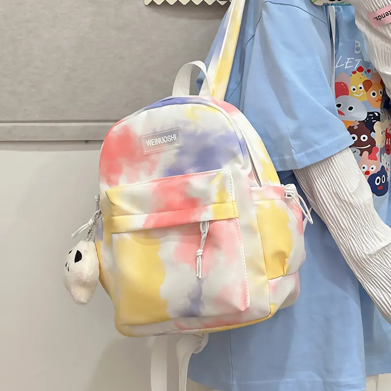 SUN EARTH &U Nylon Backpack Women's Multicolor-22