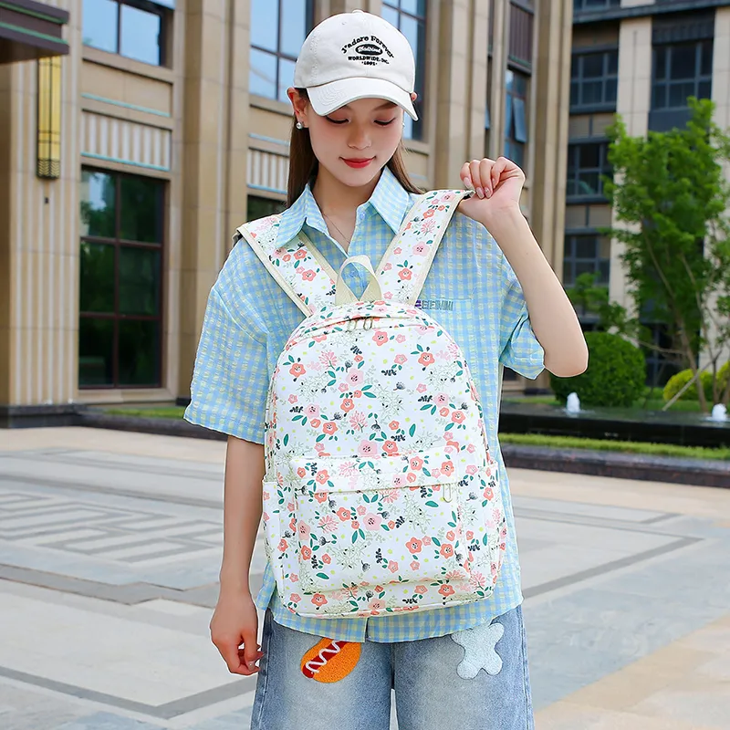 SUN ERATH&U Fabric Backpack Combo Set Women's Multicolor-14