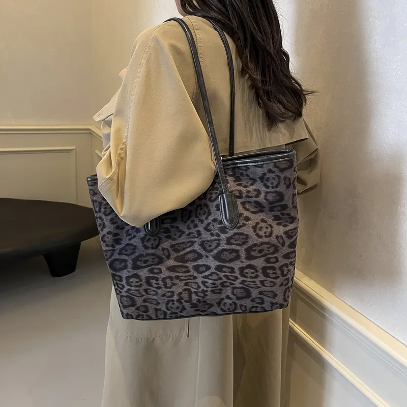 SUN ERATH&U Fabric Tote Bag Shopping Bag Shoulder Bags Women's Brown/Gray Purple-5