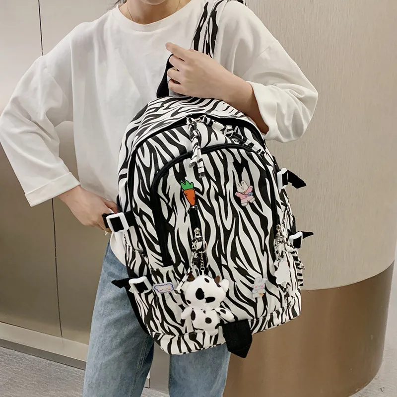 SUN ERATH&U Canvas Canvas Bag Backpack Regular Unisex Multicolor-1