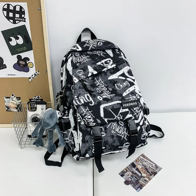 SUN EARTH &U Composite Cloth Backpack Unisex Multicolor-9