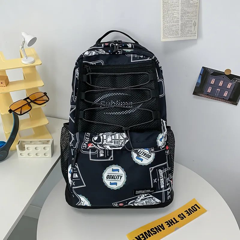 SUN ERATH&U Composite Cloth Backpack Unisex Multicolor-8