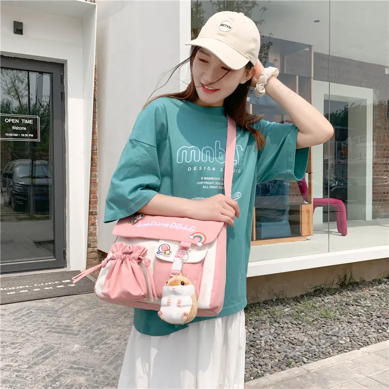SUN ERATH&U Canvas Crossbody Bag Regular Women's Multicolor-10