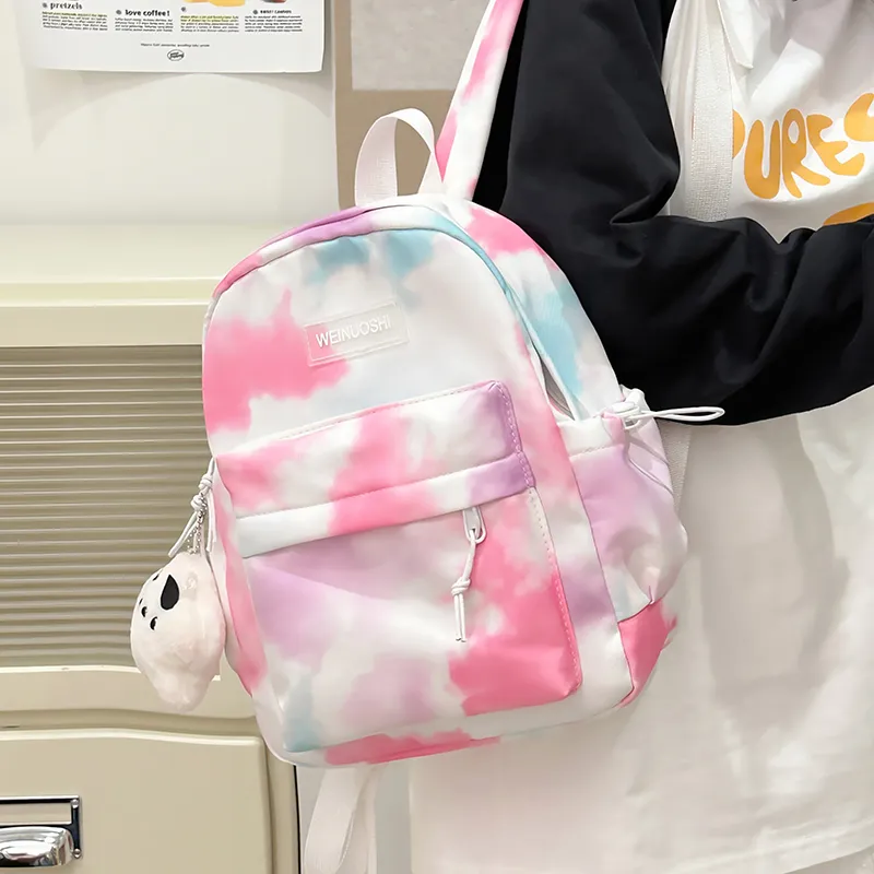 SUN EARTH &U Nylon Backpack Women's Multicolor-16