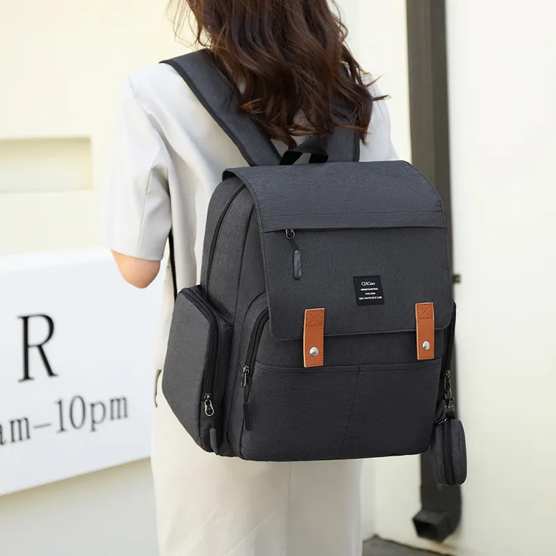 SUN EARTH &U Oxford Backpack Regular Women's Multicolor-5