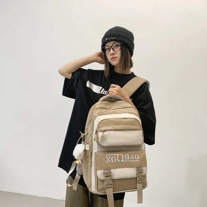 SUN ERATH&U Nylon Backpack Unisex Multicolor-11