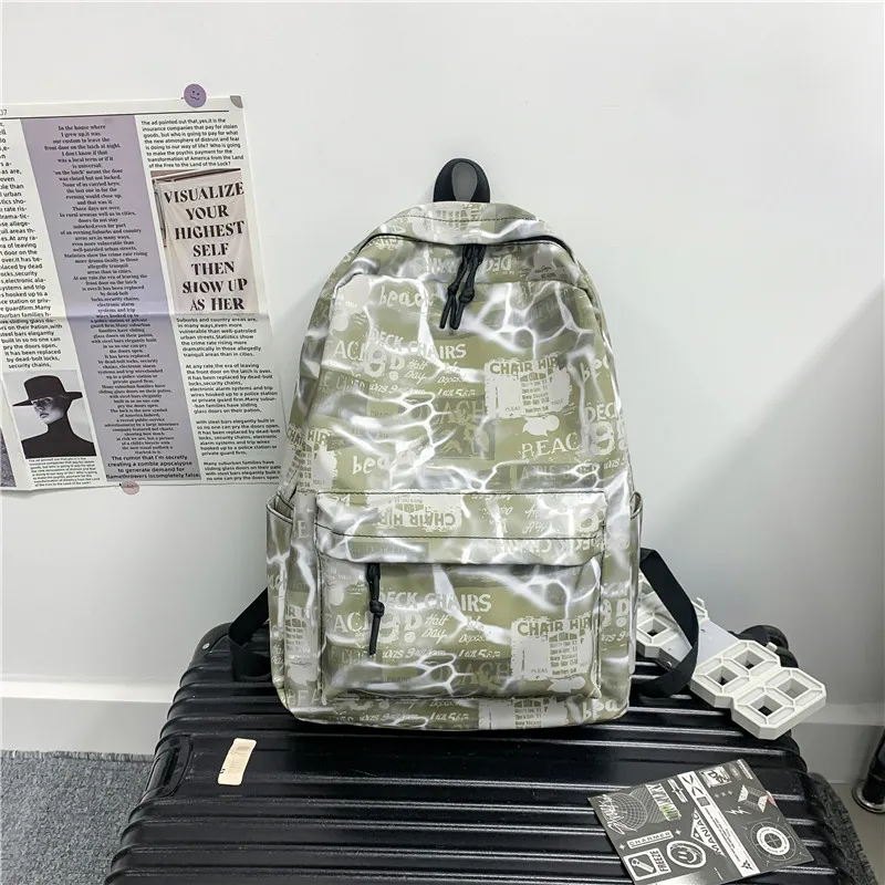 SUN EARTH &U Composite Cloth Backpack Unisex Multicolor-4