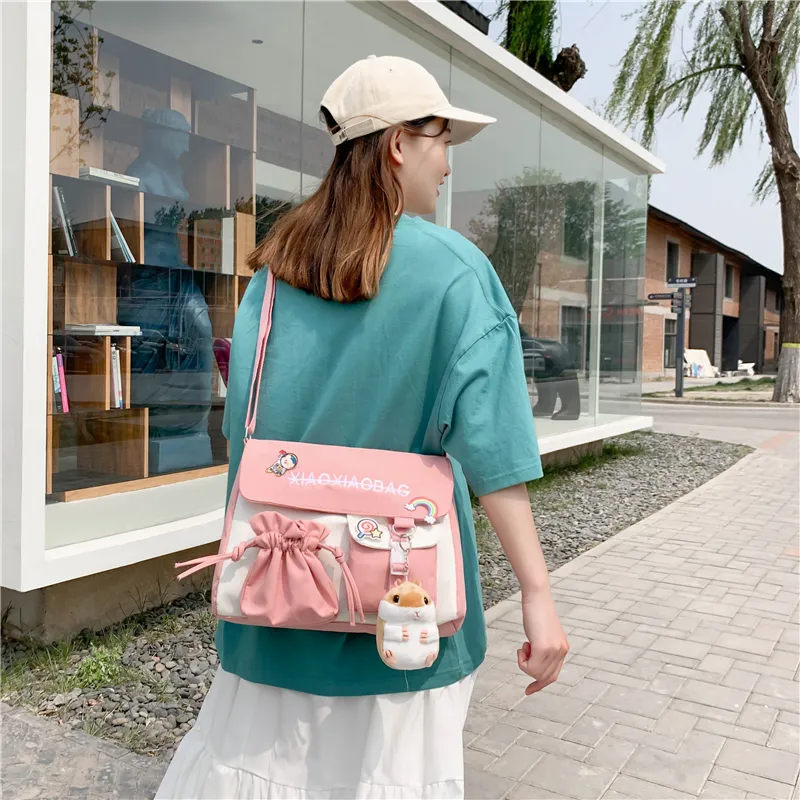 SUN ERATH&U Canvas Crossbody Bag Regular Women's Multicolor-11