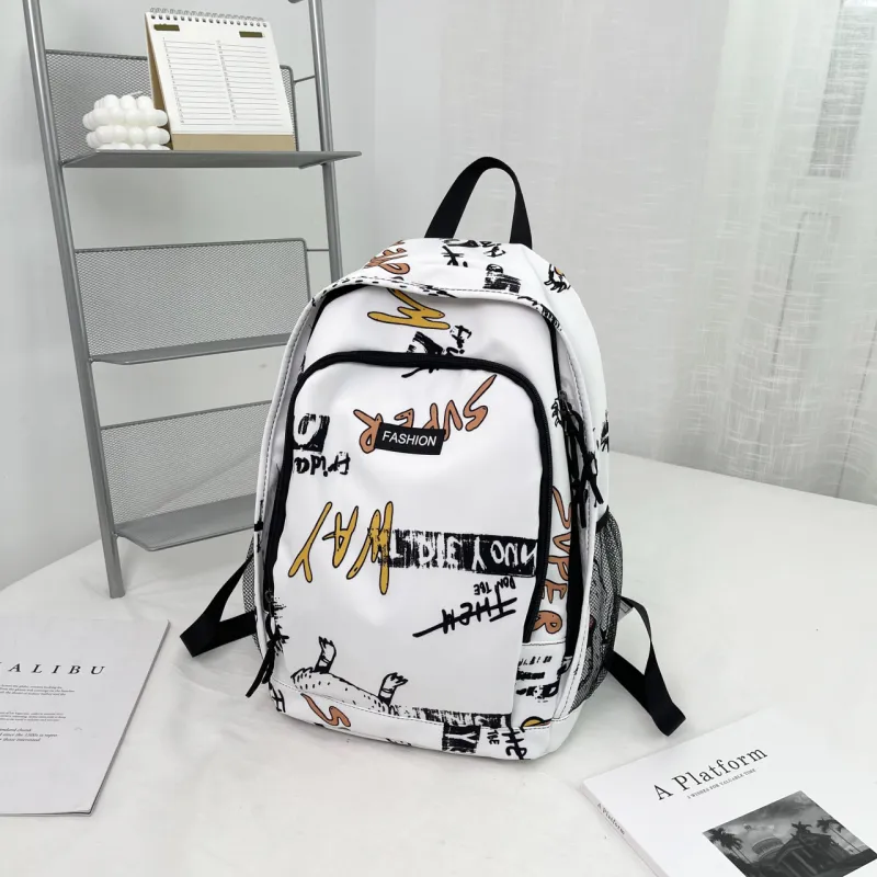 SUN EARTH &U High quality Fabric Backpack Unisex Multicolor-4