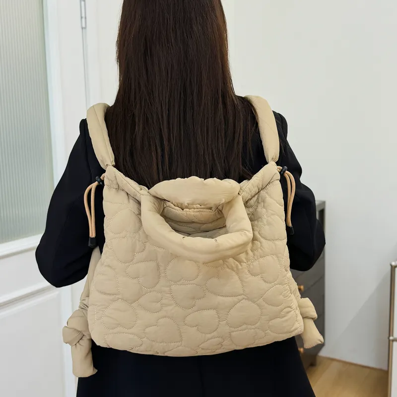 SUN ERATH&U Nylon Tote Bag Shopping Bag Double-Shoulder One Shoulder Handbag Women's Multicolor-4