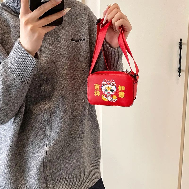 SUN ERATH&U PU Crossbody Bag Unisex Multicolor-2