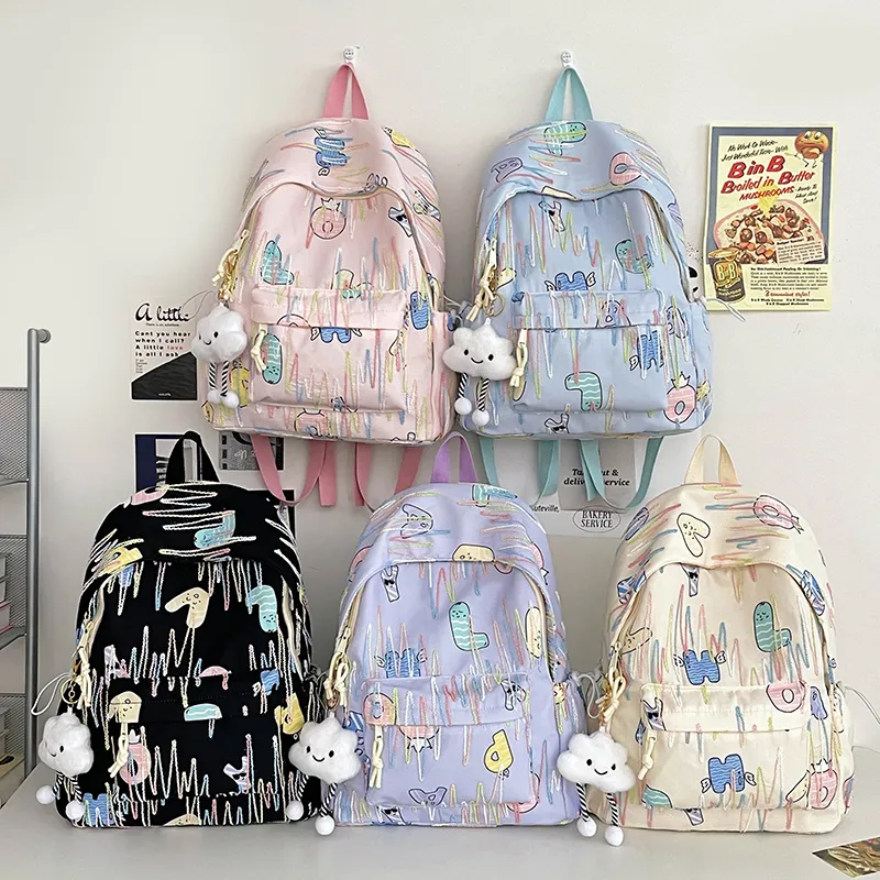 SUN EARTH &U Nylon Backpack Unisex Multicolor-5