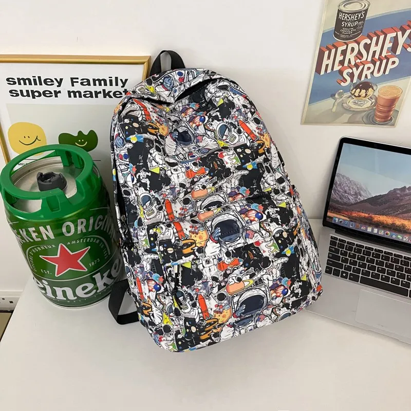 SUN EARTH &U Oxford Backpack Regular Unisex Multicolor-4