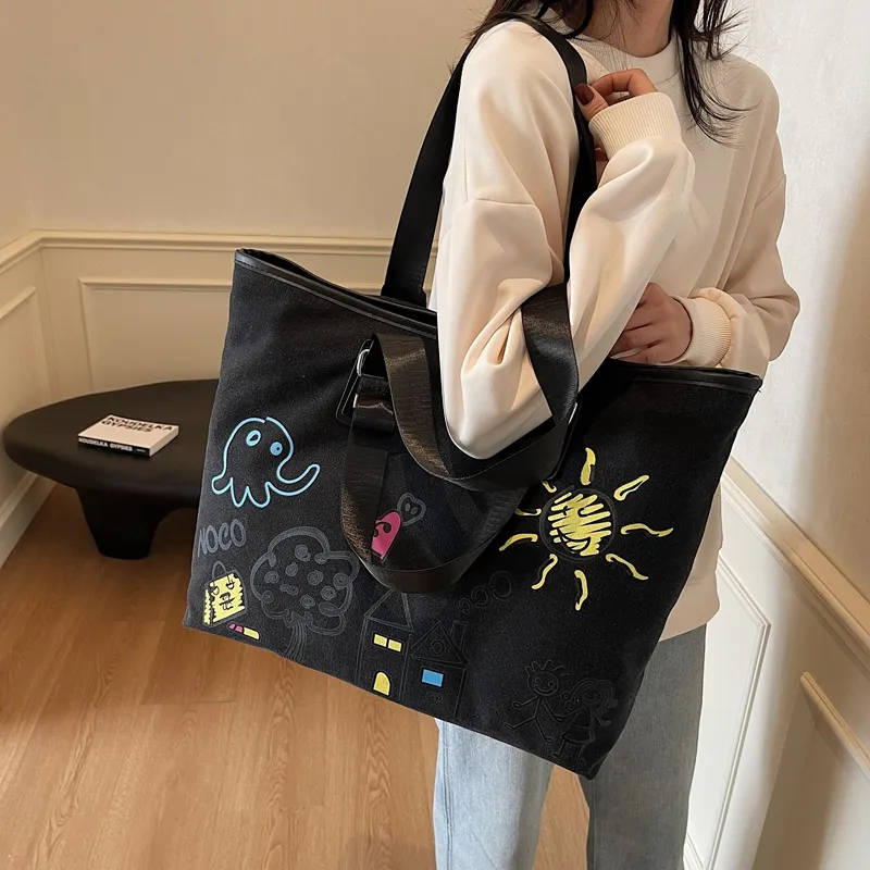 SUN ERATH&U Canvas Shoulder Bag Regular Women's Multicolor-7