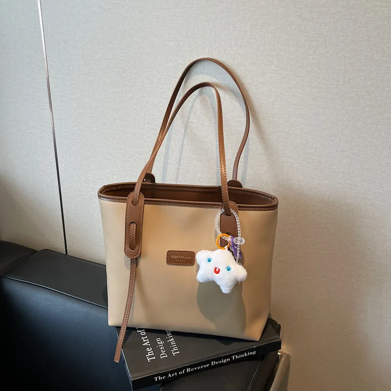 SUN EARTH &U PU Tote Bag, Shopping Bag, Shoulder Bag Women's Multicolor-8