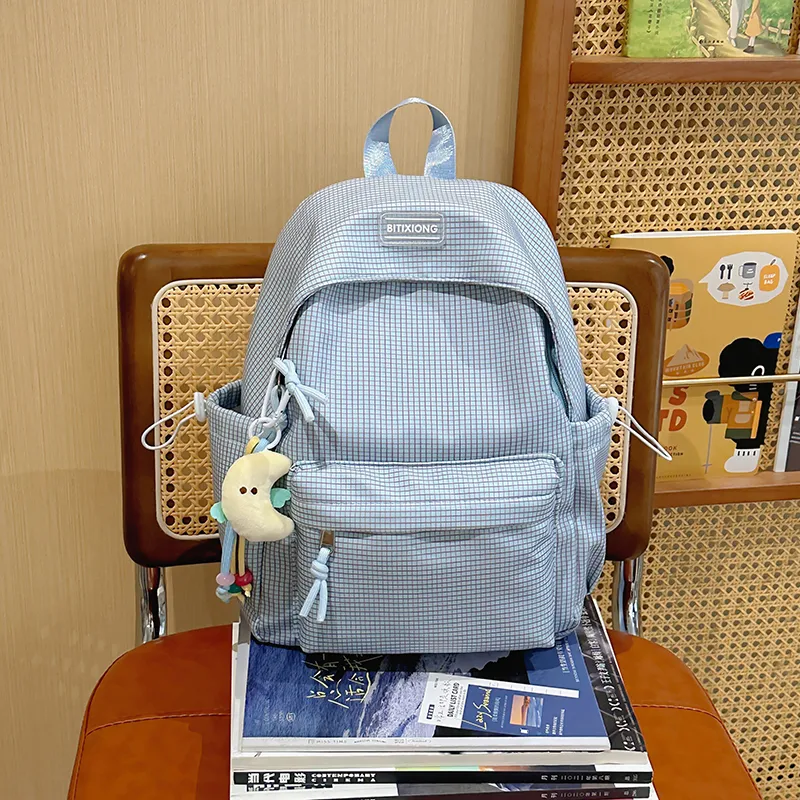 SUN EARTH &U Nylon Backpack Large Size Unisex Multicolor-7