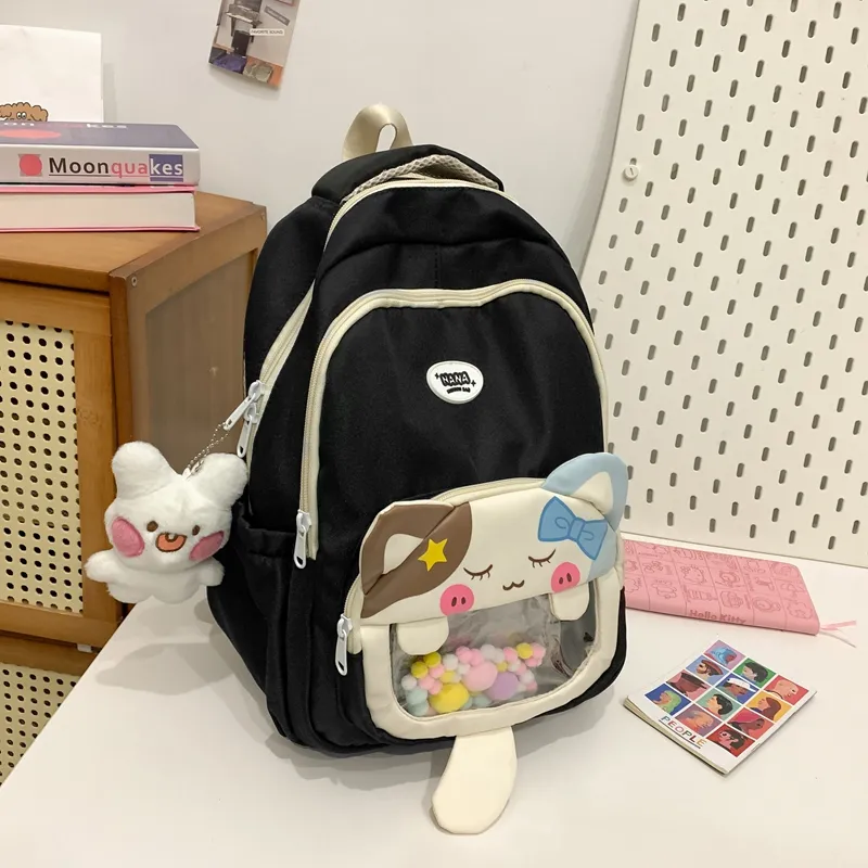 SUN ERATH&U Nylon And PVC Backpack Regular Women's Multicolor-9